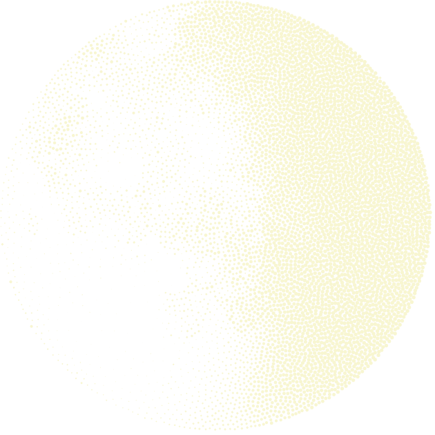 lune stylisee par pointillés qui représente un demi-quartier