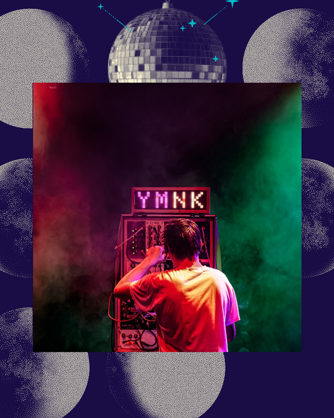 Photographie de l'artiste YMNK pour l'immense nuit