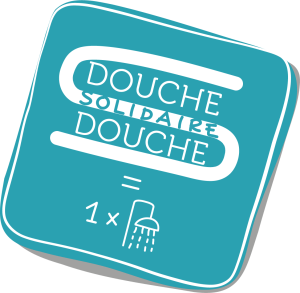 Bon douche solidaire qui permet de soutenir DoucheFLUX en offrant des douches à des personnes sans chez-soi