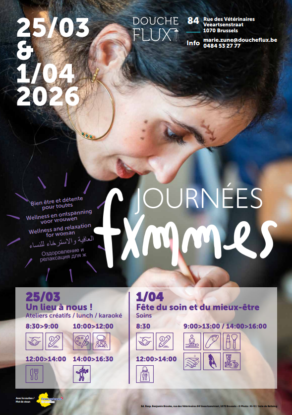 affiche pour les deux journées festives des droits et du soin des femmes 2026