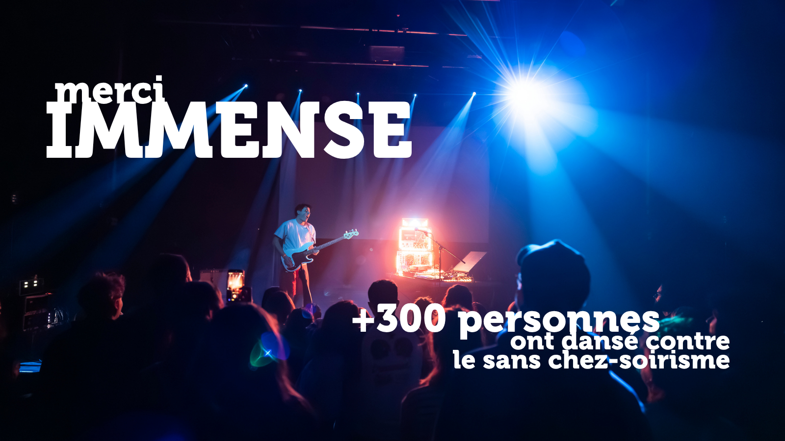 remerciements participation immense nuit