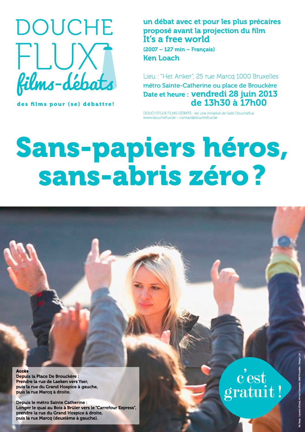 Film-débat #13 - Sans-papiers héros, sans-abris zéro ? - DoucheFLUX